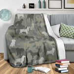 Boykin Spaniel Camo Blanket