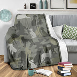 Beauceron Camo Blanket