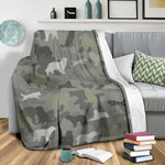 Leonberger Camo Blanket