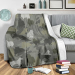 Shetland Sheepdog Camo Blanket