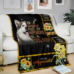 Alaskan Malamute-A Dog Mom Blanket