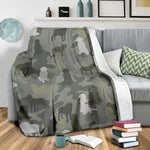 Neapolitan Mastiff Camo Blanket