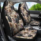 Afghan Hound Full Face Car Seat Covers