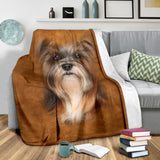 Lhasa Apso Face Hair Blanket