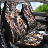 Italian Greyhound Full Face Car Seat Covers