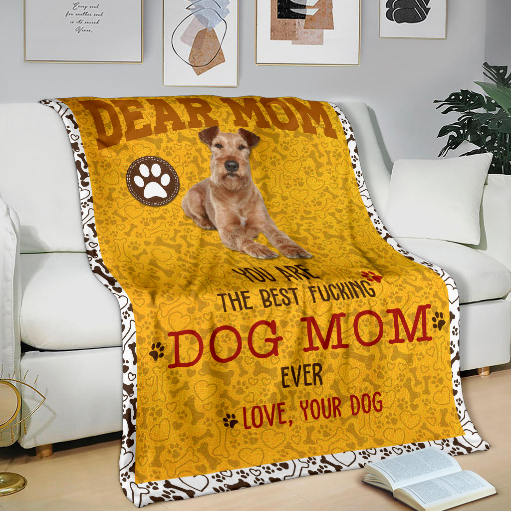 Irish Terrier-Dog Mom Ever Blanket