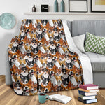 Basenji Full Face Blanket