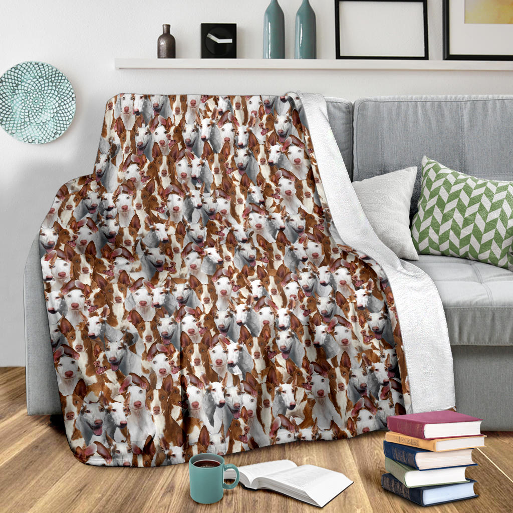 Ibizan Hound Full Face Blanket