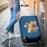 Cairn Terrier Torn Paper Luggage Covers