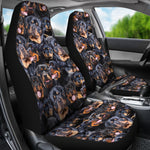 Rottweiler Full Face Car Seat Covers