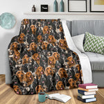 English Cocker Spaniel 1 Full Face Blanket