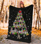 Wirehaired Pointing Griffon Christmas Tree Blanket