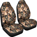 Tibetan Mastiff Full Face Car Seat Covers