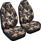 Bouvier des Flandres Full Face Car Seat Covers