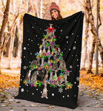 Whippet Christmas Tree Blanket