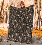 Black and Tan Coonhound Full Face Blanket