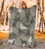 Cane Corso Camo Blanket