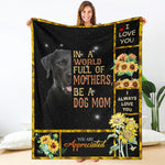 Labrador-A Dog Mom Blanket