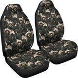 Portuguese Water Dog Full Face Car Seat Covers