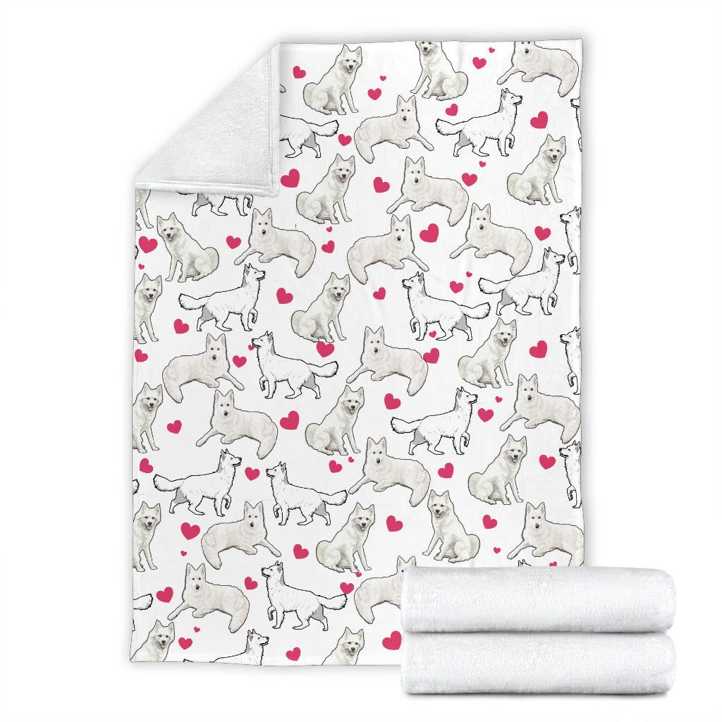 Berger Blanc Suisse Heart Blanket