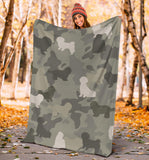 Shih Tzu Camo Blanket