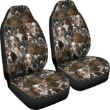 German Shorthaired Pointer Full Face Car Seat Covers