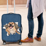 Perro de Presa Mallorquin Torn Paper Luggage Covers