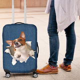 Jack Russell Terrier Torn Paper Luggage Covers