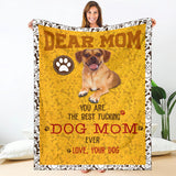 Puggle-Dog Mom Ever Blanket