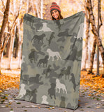 Rottweiler Camo Blanket