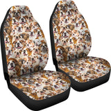 English Bulldog Full Face Car Seat Covers