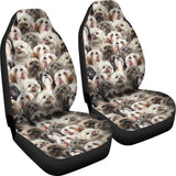 Lhasa Apso Full Face Car Seat Covers