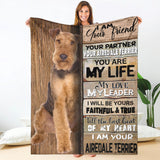 Airedale Terrier-Your Partner Blanket