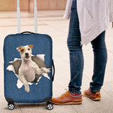 Parson Russell Terrier Torn Paper Luggage Covers