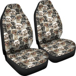 Shih Tzu Full Face Car Seat Covers