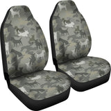 Jack Russell Terrier Camo Car Seat Covers