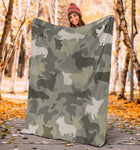 Corgis - Welsh Corgi Camo Blanket