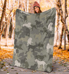 Dogue de Bordeaux Camo Blanket