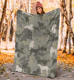 Dogue de Bordeaux Camo Blanket