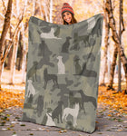 Beauceron Camo Blanket