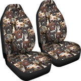 American Pit Bull Terrier Full Face Car Seat Covers