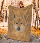 Eurasier Face Hair Blanket