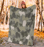 Chow Chow Camo Blanket