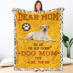 Labrador Retriever 3-Dog Mom Ever Blanket