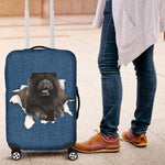 Chow Chow Torn Paper Luggage Covers