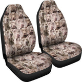 Weimaraner Full Face Car Seat Covers