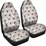 American Eskimo Dog Full Face Car Seat Covers