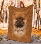 Chow Chow Face Hair Blanket