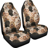 Labradoodle Full Face Car Seat Covers