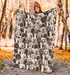 Lhasa Apso Full Face Blanket